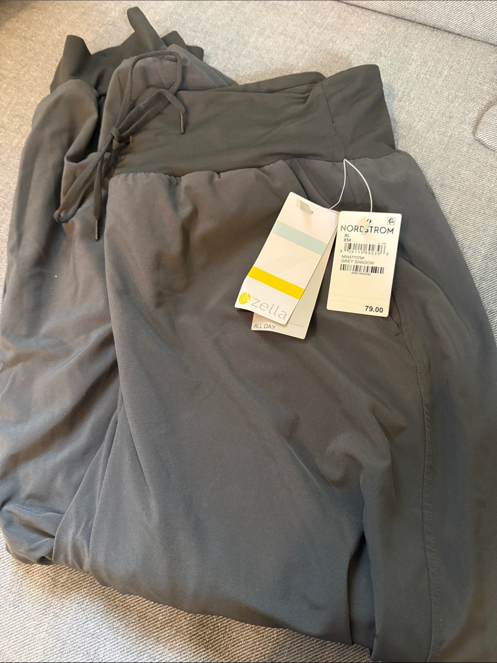NWT XL Zella All Day Joggers - Charcoal